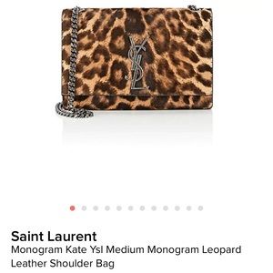 ISO YSL Kate Leopard Bag